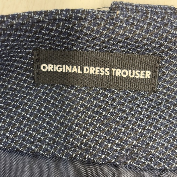 Loft Original Dress Trouser Navy Blue 2 Wide Leg - Picture 4 of 7